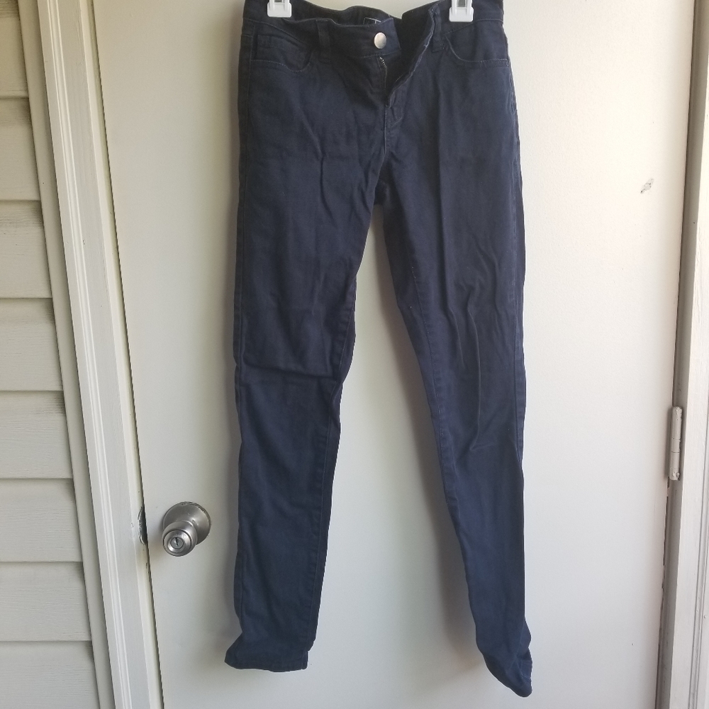 Basic navy skinny jeans size 0/1
